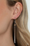 Skyscraping Shimmer - Brown Earring