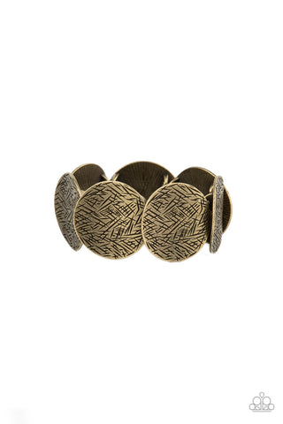 Extra Etched - Brass Bracelet