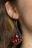 Exemplary Elegance - Red Earring