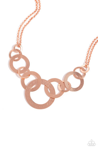 Uptown Links - Copper Necklace