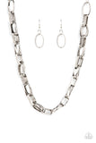 Motley In Motion - Silver Necklace