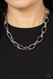 Motley In Motion - Silver Necklace