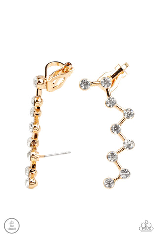 Clamoring Constellations - Gold Post Earring