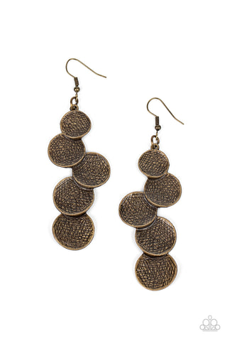 Token Gesture - Brass Earring