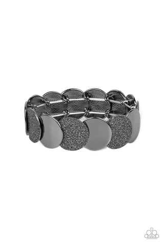 Demurely Disco - Black Bracelet