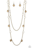 Chicly Cupid - Brass Necklace