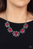 Meadow Wedding - Red Necklace