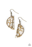 Flashdance Fashionista - Brass Earring