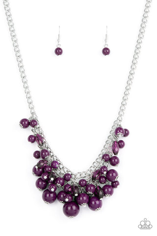 Broadway Bustle - Purple Necklace