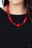 Here Today, GONDOLA Tomorrow - Red Necklace