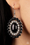 Dolled Up Dazzle - Black Earring