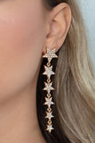 Americana Attitude - Gold Post Earring