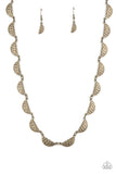 Lunar Jungle - Brass Necklace