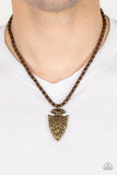 Get Your ARROWHEAD in the Game - Brass Necklace