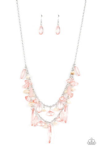 Candlelit Cabana - Pink Necklace