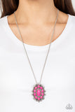 Mojave Medallion - Pink Necklace