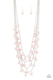 Vintage Virtuoso - Pink Necklace