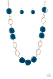 Posh Promenade - Blue - Blue Necklace