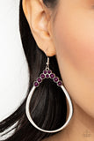 Festive Fervor - Purple Earring