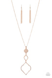 Marrakesh Mystery - Rose Gold Necklace