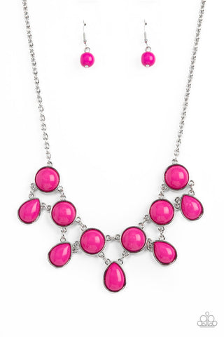 Very Valley Girl - Pink Necklace