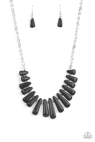 Mojave Empress - Black Necklace