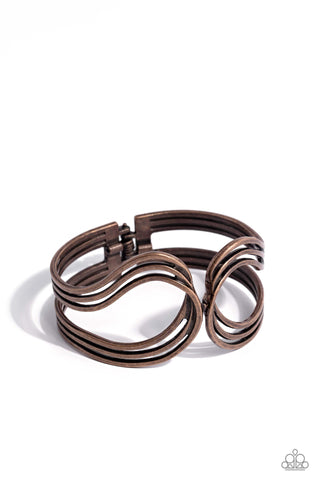 Shockwave Attitude - Copper Bracelet