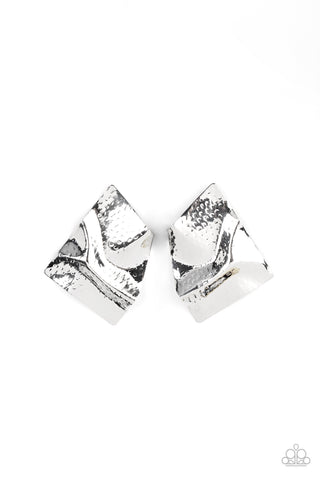 Modern Maverick - Silver Post Earring