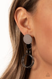 Industrialized Fashion - Black Post Earring