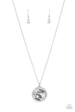 Head-Spinning Sparkle - Silver Necklace