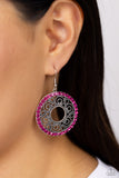 Whirly Whirlpool - Pink Earring