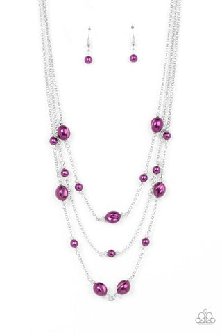 Pearlicious Pop - Purple Necklace