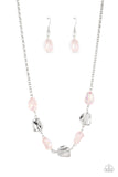 Inspirational Iridescence - Pink Necklace