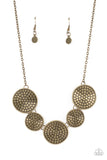 Self DISC-overy - Brass Necklace