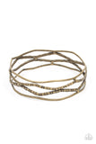 A Narrow ESCAPADE - Brass Bracelet