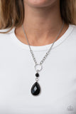 Valley Girl Glamour - Black Necklace