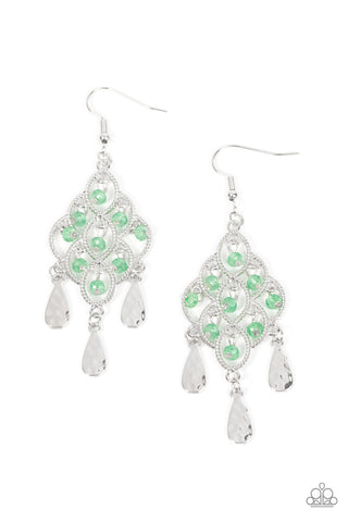 Sentimental Shimmer - Green Earring