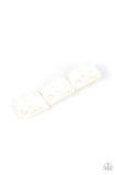 Gemstone Glimmer - White Hair Clip