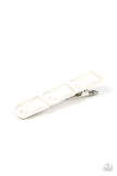 Gemstone Glimmer - White Hair Clip