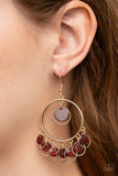 Cabana Charm - Brown Earring