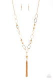 Taken with Tassels - Gold Necklace