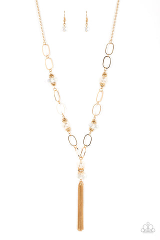 Taken with Tassels - Gold Necklace