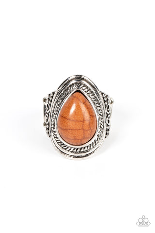 Saguaro Scene - Brown Ring