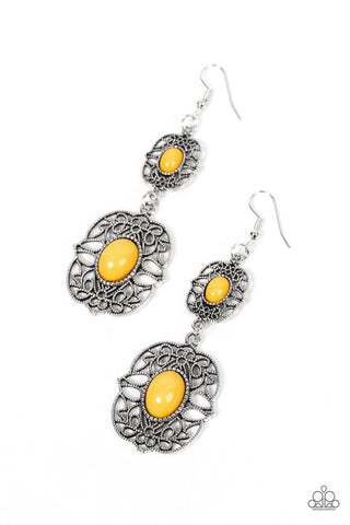 Victorian Villa - Yellow Earring