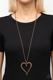 Hopelessly In Love - Copper Necklace