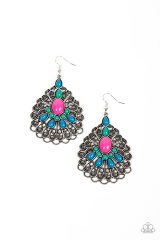 Peacock Prance - Multi Earring