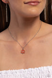 Cottage Retreat - Orange Necklace