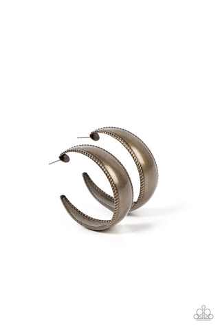 Dune Dynasty - Brass Hoop Earring