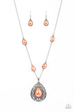 Magical Masquerade - Orange Necklace