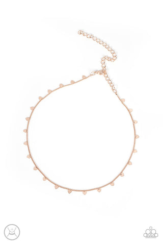 Cupids Cutest Valentine - Rose Gold Necklace